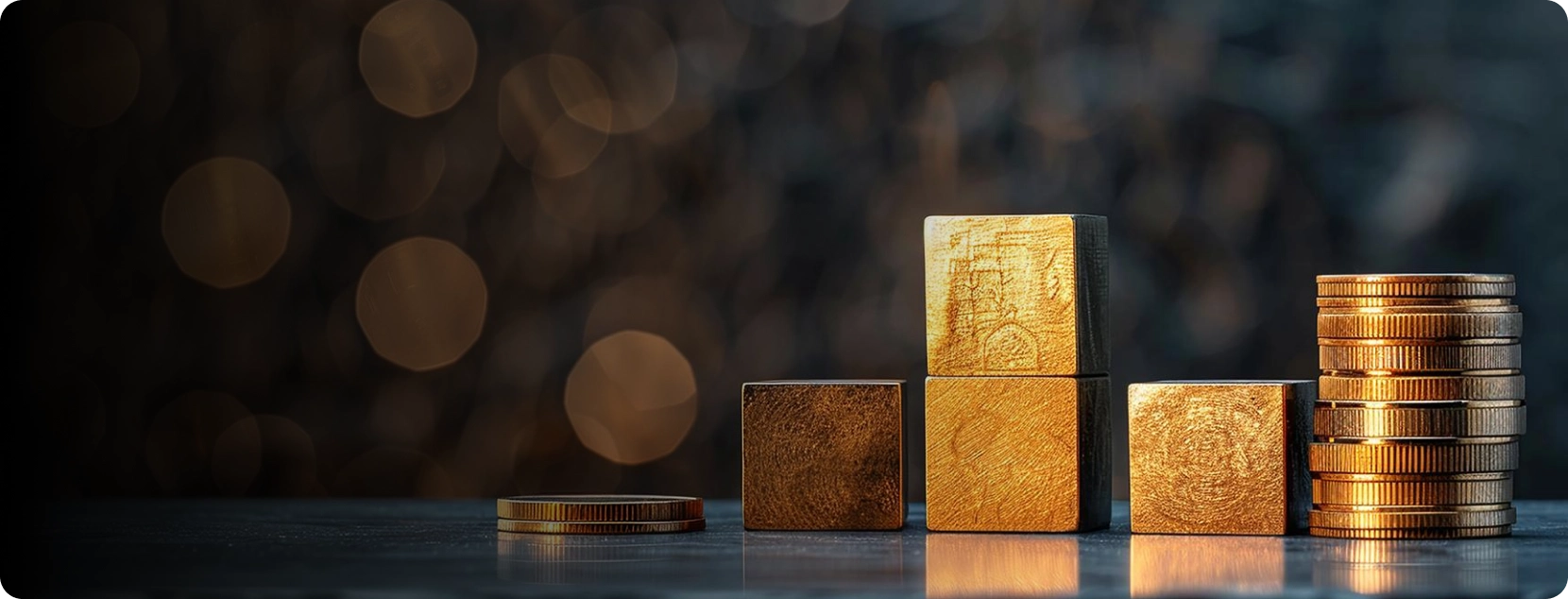 Save in Gold,
<br> <span>
Grow with Gold.</span>