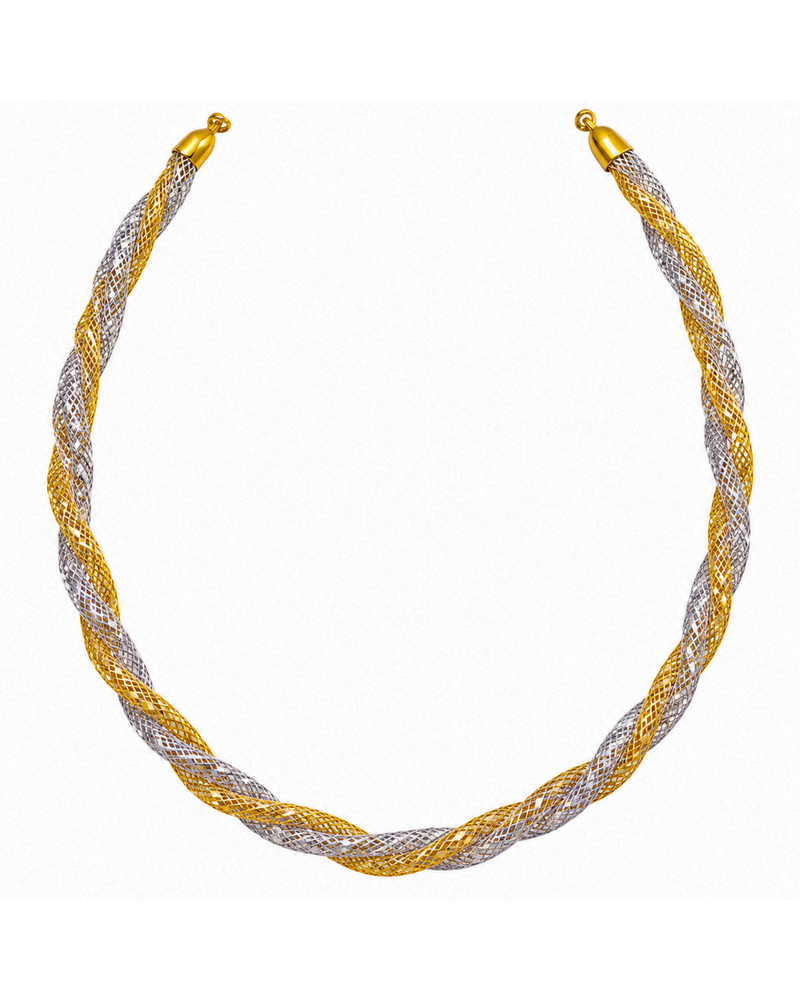 Fancy 18KT Gold Necklace Set